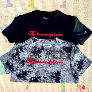 Champion Boys Moisture Wicking Shirt, Bundle of 2, Gently Used, Size XS(5/6)